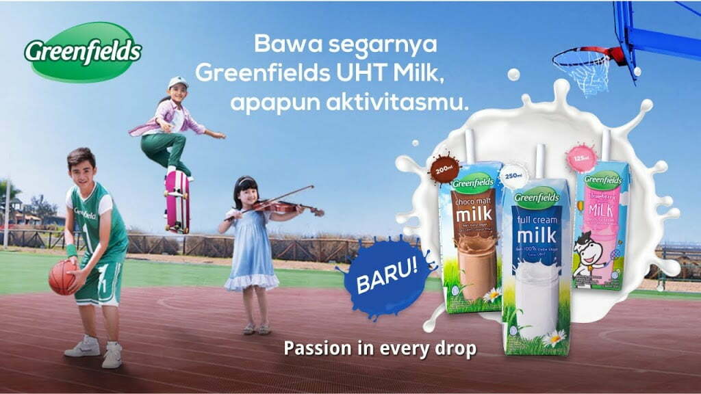 contoh gambar iklan susu kotak