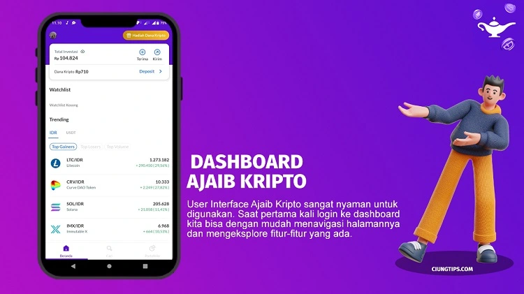 cara daftar di aplikasi ajaib kripto